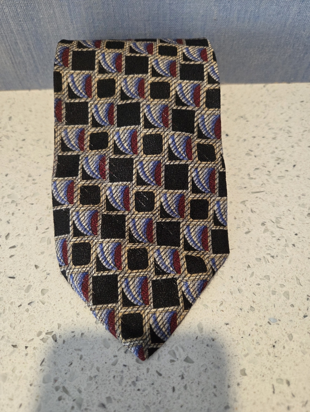 Christian Dior Monsieur Silk Tie Geometric Pattern - Picture 2 of 7